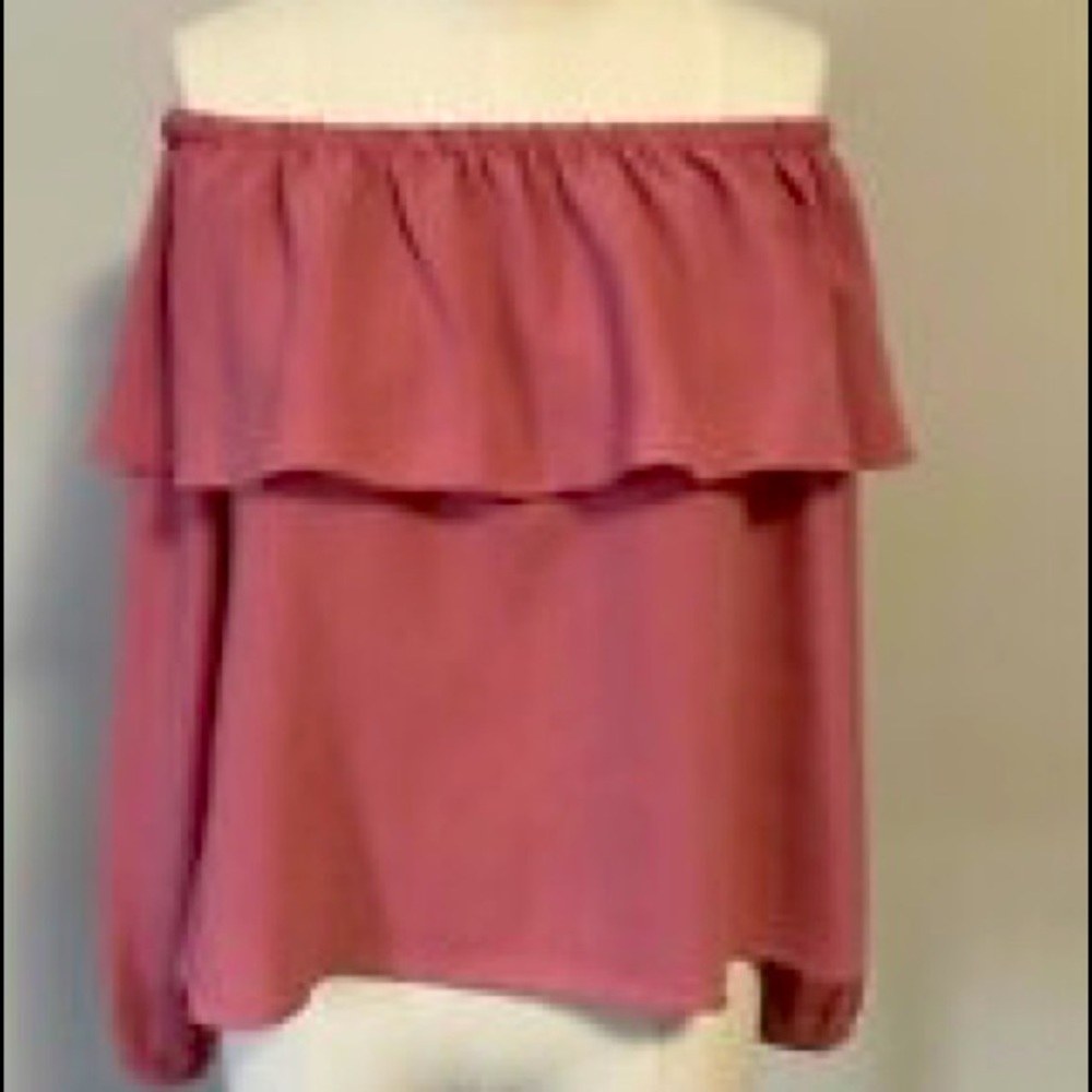 Aritzia Wilfred Free Bardot Off Shoulders Top